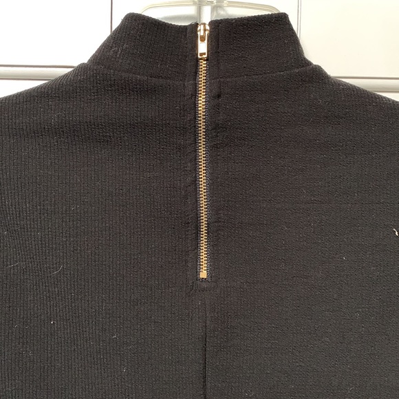 Black turtleneck sweater dress - Picture 4 of 7